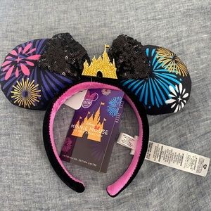 🆕 Disney Minnie Ears Main Attraction Fireworks
